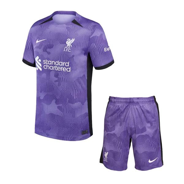 Camiseta Liverpool Tercera equipo Niño 2023-24